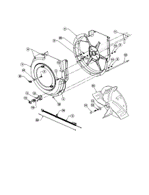 Impeller Housing Assembly parts for Craftsman Lawn Vacuum 48624504 from AppliancePartsPros.com