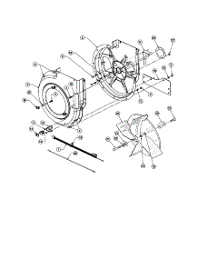Impeller Housing Assembly parts for Craftsman Chipper Shredder 48624516 from AppliancePartsPros.com
