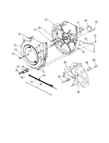 Impeller Housing Assembly parts for Craftsman Chipper Shredder 48624517 from AppliancePartsPros.com
