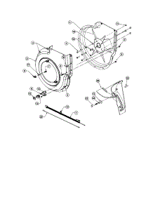 Impeller Housing parts for Craftsman Lawn Vacuum 486247070 from AppliancePartsPros.com