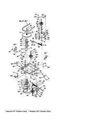 Pulleys / Frame parts for Craftsman Snowblower Attachment 486248370 from AppliancePartsPros.com