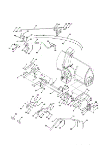 Crank Rod Tube / Lift Handle parts for Craftsman Snowblower Attachment 486248373 from AppliancePartsPros.com