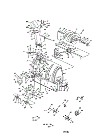 Housing / Spiral / Gear / Chute parts for Craftsman Snowblower Attachment 486248381 from AppliancePartsPros.com