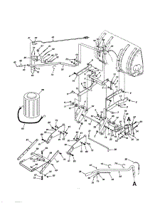 Lift Shaft Assembly parts for Craftsman Snowblower Attachment 48624853 from AppliancePartsPros.com