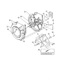 Impeller Housing parts for Craftsman Chipper Shredder 486250131 from AppliancePartsPros.com