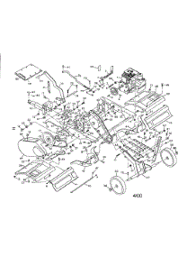 Tiller parts for Craftsman Lawn Tractor Attachment 486252441 from AppliancePartsPros.com