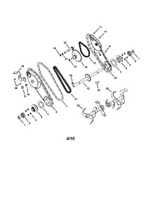 Tines / Tine Shaft / Sprocket parts for Craftsman Tiller 486252445 from AppliancePartsPros.com