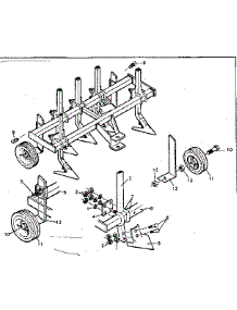 Cultivator parts for Craftsman Tiller 486253192 from AppliancePartsPros.com