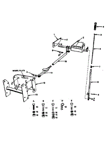 Lift Mechanism - Model Number 486.254030 parts for Craftsman Accessories 486254050 from AppliancePartsPros.com