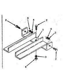 Guide Mounting Bracket 32-25409 parts for Craftsman Snow Blade 48625408 from AppliancePartsPros.com