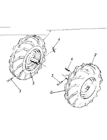 Wheel Assembly parts for Craftsman Snow Blade 486290560 from AppliancePartsPros.com