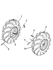 Pneumatic Tires parts for Craftsman Snow Blade 486290930 from AppliancePartsPros.com