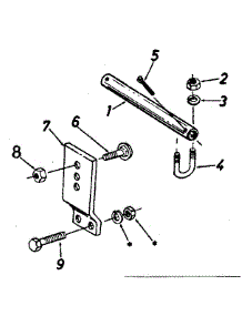 Sears 32" Leveling / Snow Blade Hitch Kit parts for Craftsman Snow Blade 486290930 from AppliancePartsPros.com