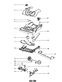 Base Housing parts for Eureka Upright Vacuum 4870ATV from AppliancePartsPros.com