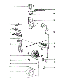 Motor Assembly parts for Eureka Upright Vacuum 4870ATV from AppliancePartsPros.com