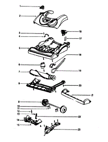 Base Assy parts for Eureka Upright Vacuum 4870HZ from AppliancePartsPros.com