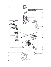 Motor Assembly parts for Eureka Upright Vacuum 4872BT from AppliancePartsPros.com
