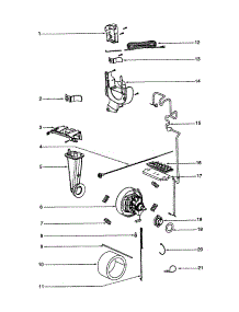Motor parts for Eureka Upright Vacuum 4874AT from AppliancePartsPros.com