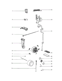 Motor / Cord parts for Eureka Upright Vacuum 4875A from AppliancePartsPros.com
