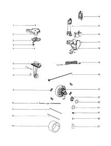 Motor / Platform Assembly parts for Eureka Upright Vacuum 4880BT from AppliancePartsPros.com