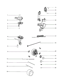 Motor / Platform Assemblies parts for Eureka Upright Vacuum 4885BT from AppliancePartsPros.com