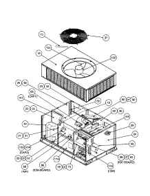 Outdoor Motor / Compressor parts for Carrier Heating Cooling Combined Unit 48GP036090310 from AppliancePartsPros.com