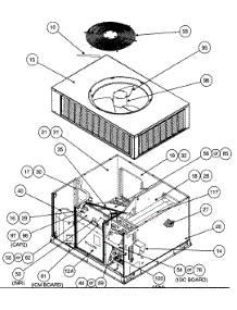 Inside View 1 parts for Carrier Heating Cooling Combined Unit 48GP060090310 from AppliancePartsPros.com