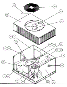 Inside View parts for Carrier Heating Cooling Combined Unit 48GP060130300 from AppliancePartsPros.com