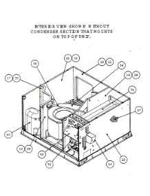 Inside View parts for Carrier Heating Cooling Combined Unit 48GX042060300 from AppliancePartsPros.com