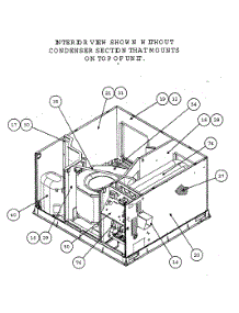 Inside View parts for Carrier Heating Cooling Combined Unit 48GX060090300 from AppliancePartsPros.com