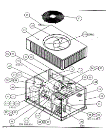 Inside View parts for Carrier Heating Cooling Combined Unit 48JZ024040300 from AppliancePartsPros.com