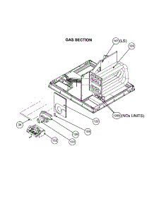 Gas Section parts for Carrier Heating Cooling Combined Unit 48JZN048115300 from AppliancePartsPros.com