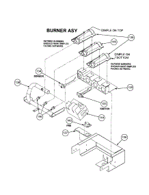Burner Assembly parts for Carrier Heating Cooling Combined Unit 48JZN048115300 from AppliancePartsPros.com
