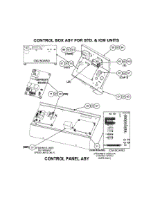 Control Box / Control Panel parts for Carrier Heating Cooling Combined Unit 48JZN048115300 from AppliancePartsPros.com
