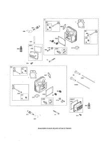Head-Cylinder parts for Briggs & Stratton Lawn & Garden Engine 48M877-5111-G5 from AppliancePartsPros.com