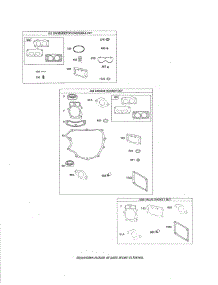 Gasket Sets parts for Briggs & Stratton Lawn & Garden Engine 48M877-5111-G5 from AppliancePartsPros.com