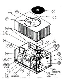 Inside View parts for Carrier Heating Cooling Combined Unit 48XPN024060300 from AppliancePartsPros.com