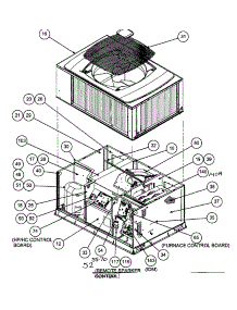 Outside View parts for Carrier Heating Cooling Combined Unit 48XT024040300 from AppliancePartsPros.com