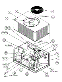 Inside View parts for Carrier Heating Cooling Combined Unit 48XZ036060300 from AppliancePartsPros.com
