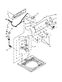 Controls And Water Inlet Parts parts for Admiral Washer 4KATW4930DW0 from AppliancePartsPros.com