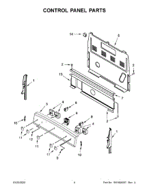 Control Panel Parts parts for Maytag Electric Range 4KMER7600AW3 from AppliancePartsPros.com
