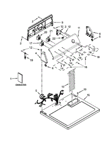Top And Console Parts parts for Amana Dryer 4KNED4600BQ1 from AppliancePartsPros.com