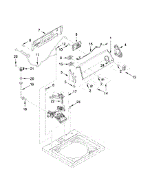 Controls And Water Inlet Parts parts for Amana Washer 4KNTW4430EQ0 from AppliancePartsPros.com