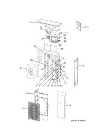 Room Air Conditioner parts for  Central Air Conditioner 4U36MS2VHB from AppliancePartsPros.com