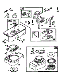Engine 10A902-0181-03(-01) (71 / 500) parts for Craftsman Lawn & Garden Engine 50010A902-0181-01 from AppliancePartsPros.com