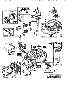 Engine 128802-1519-23 (71 / 500) parts for Craftsman Lawn & Garden Engine 500128802-1519-23 from AppliancePartsPros.com