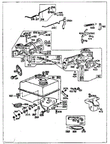 Fuel Tank And Carburetor Assembly parts for Craftsman Lawn & Garden Engine 500130200 from AppliancePartsPros.com