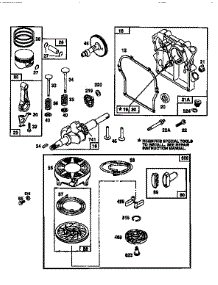 Engine 133402-0555-A1(71,500) parts for Craftsman Lawn & Garden Engine 500133402-0555-A1 from AppliancePartsPros.com