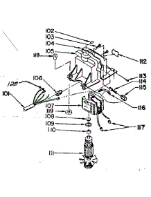 Motor & Switch Assembly parts for Craftsman Electric Walk-Behind Mower 500280-1 from AppliancePartsPros.com
