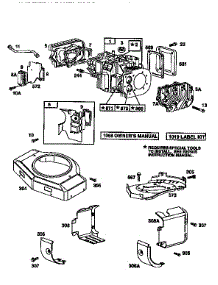 Engine 42A707-1300-01(71 / 500) parts for Craftsman Lawn & Garden Engine 50042A707-1300-01 from AppliancePartsPros.com